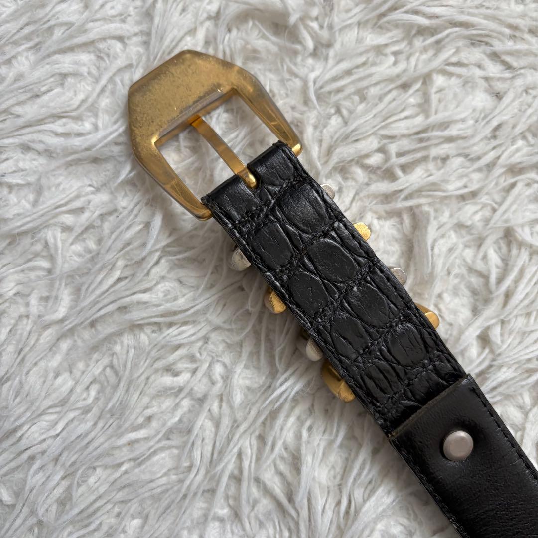 1さん専用GIANNI VERSACE 4連　メンズベルト イタリア製 296