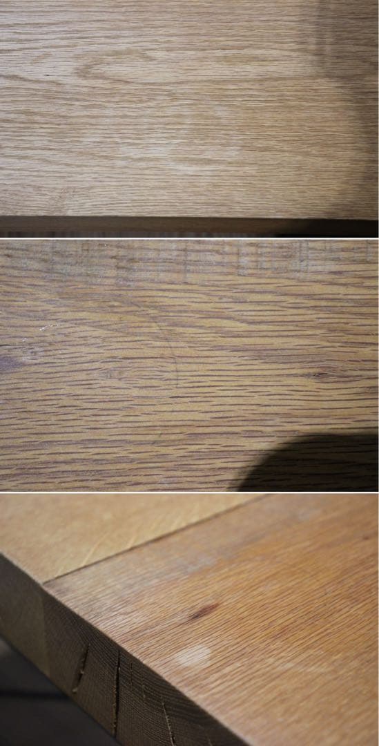 トラックファニチャー オーク アイアンレッグ ローテーブル