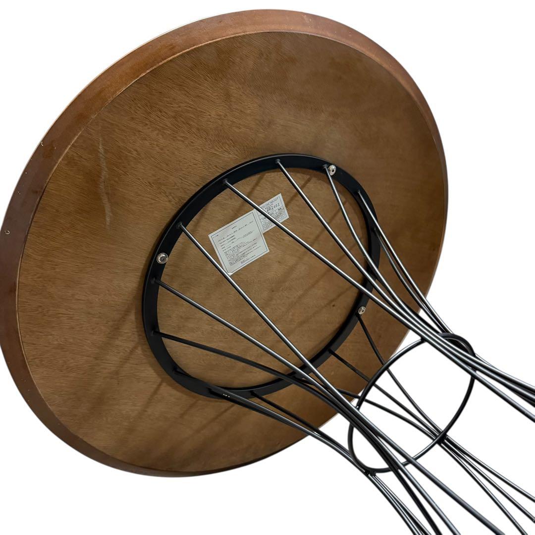 ニトリ DT COLUNA WALNUT 丸型ダイニングテーブル