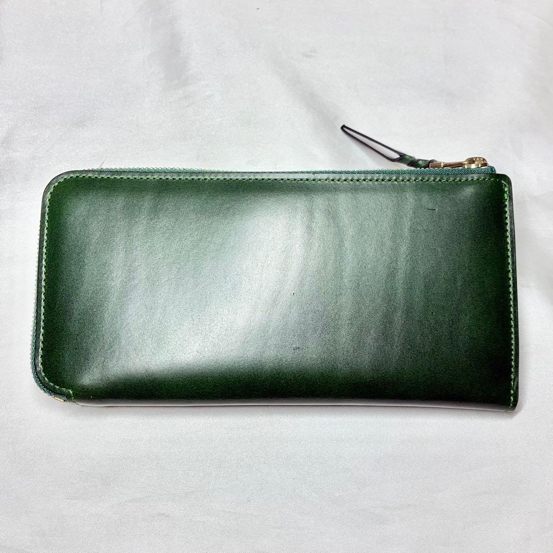 【未使用】　ムネカワ　L字ファスナー長財布　クラムロング　オールレザー　ロゴ刻印