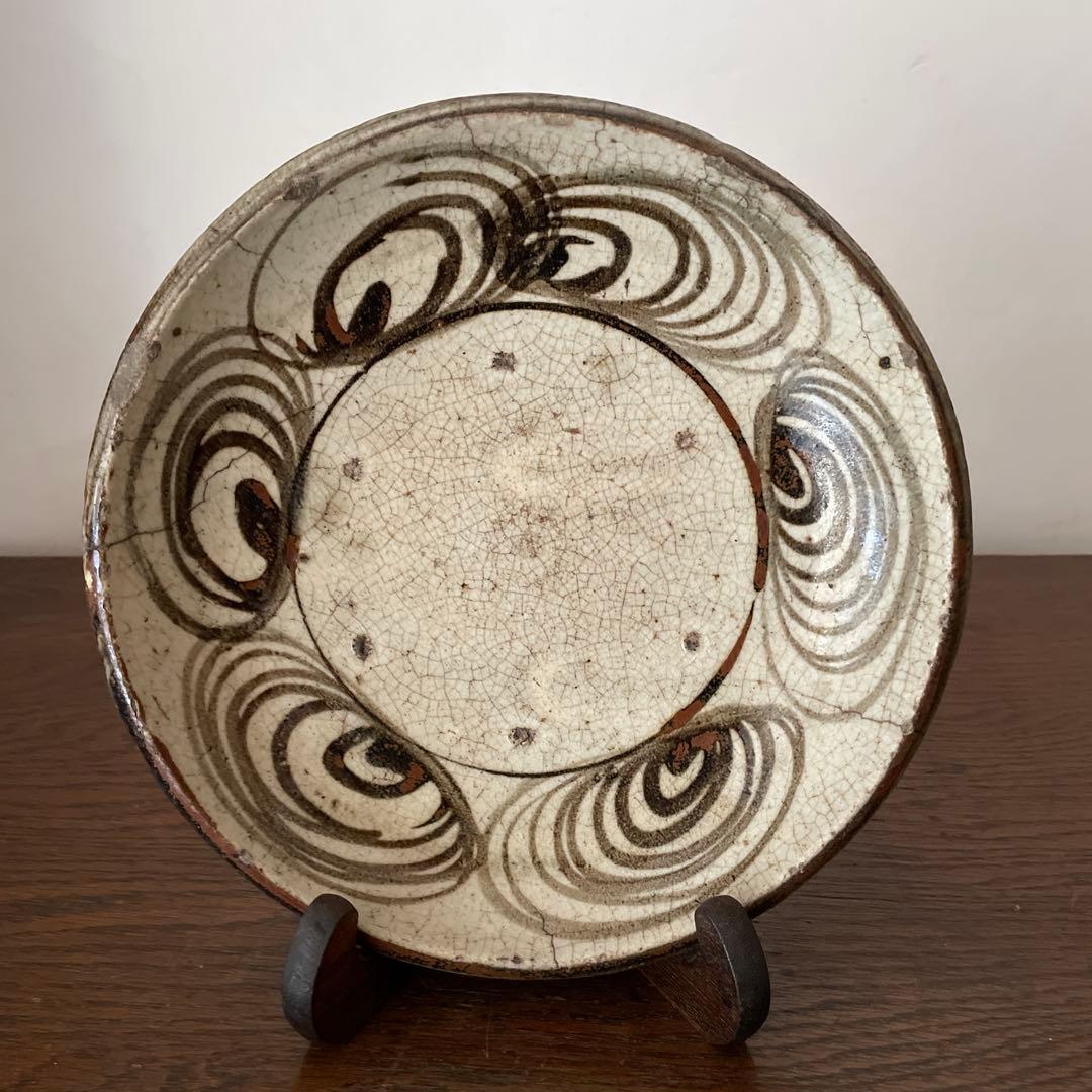 瀬戸　馬の目皿　大皿　皿