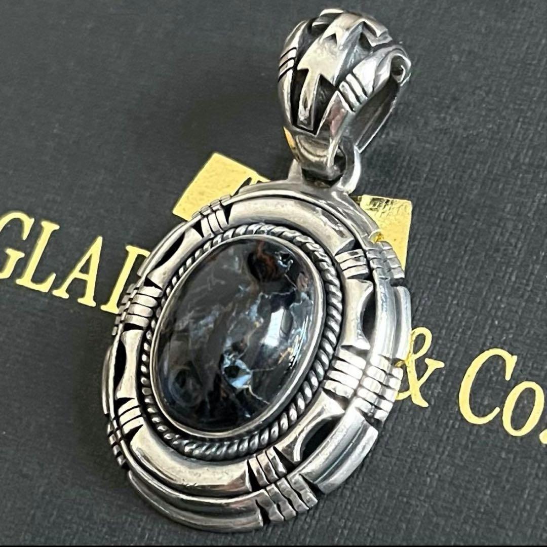 【美品❗️】 SAAD ペンダント ピーターサイト 天然石 ターコイズ