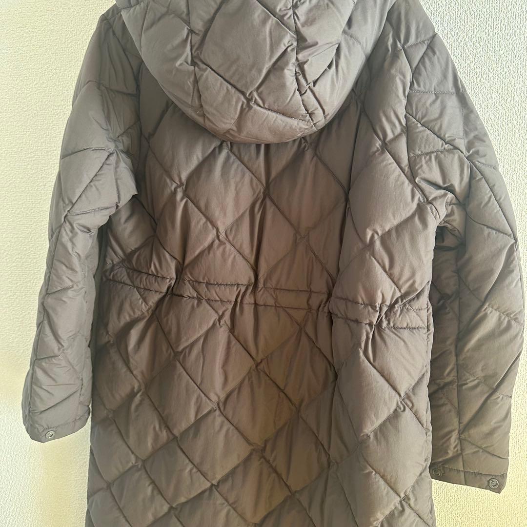 UNIQLO パフテックロングコートリラックスフィット Sサイズ ダークブラウン