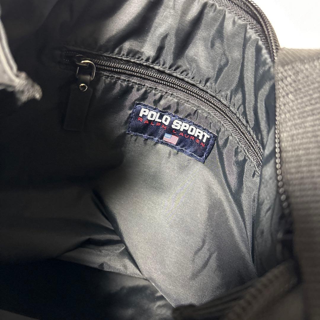 90s POLO SPORTS ポロスポーツ ドラム型 バッグ トートバッグ