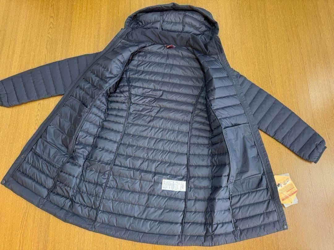 新品⭐️モンベルmont-bellライトグースダウンコートレディースネイビー　S