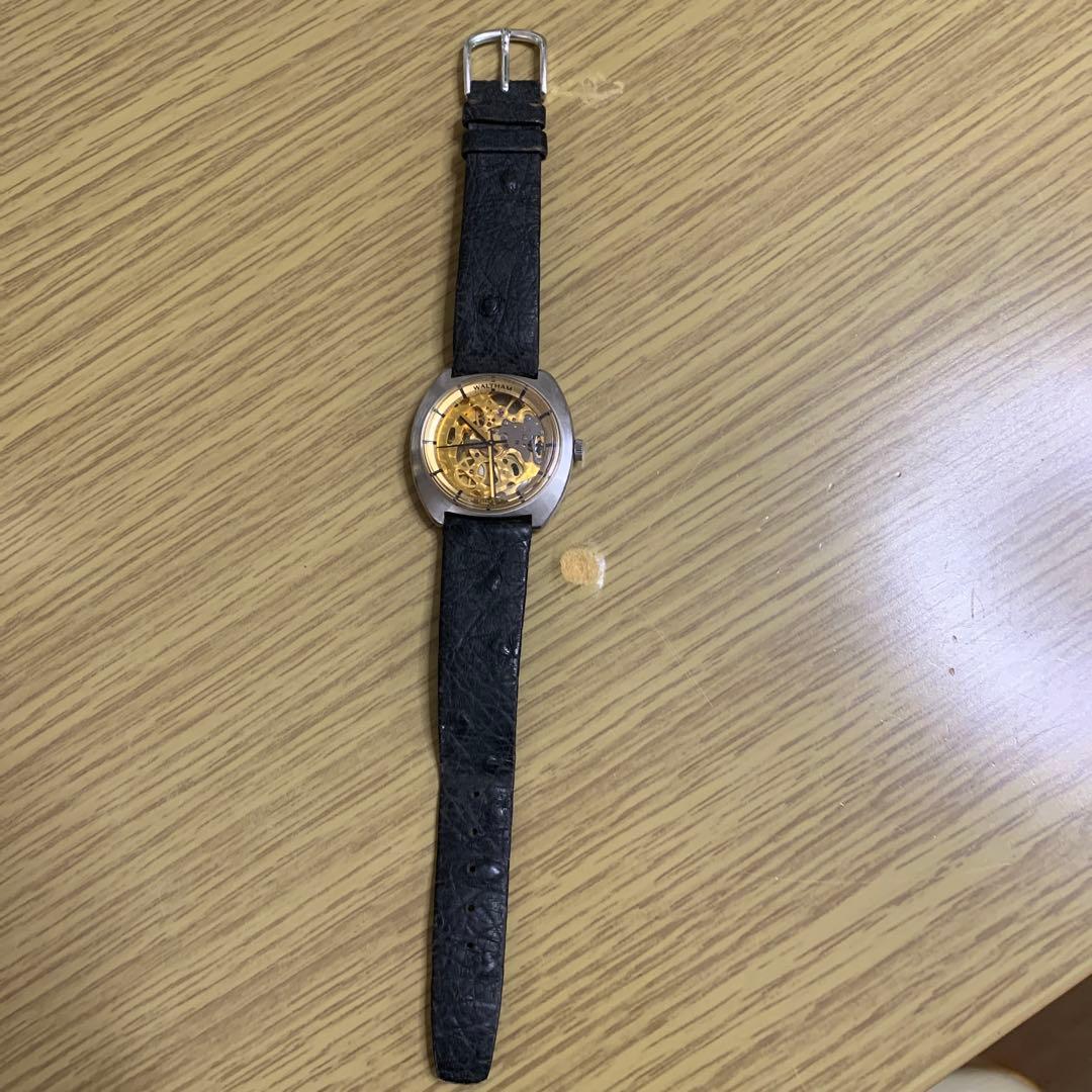 waltham ウォルサム モナコ スケルトン アンティーク 手巻き17石