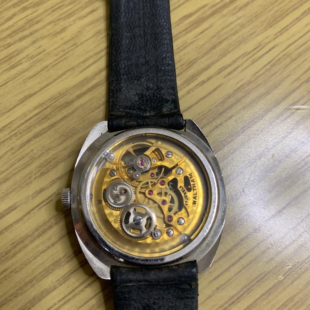 waltham ウォルサム モナコ スケルトン アンティーク 手巻き17石