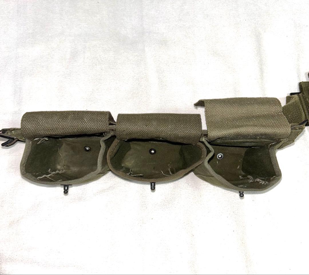 米軍ベトナム戦争/M1937/BAR弾帯/OD色/実物デッドストック