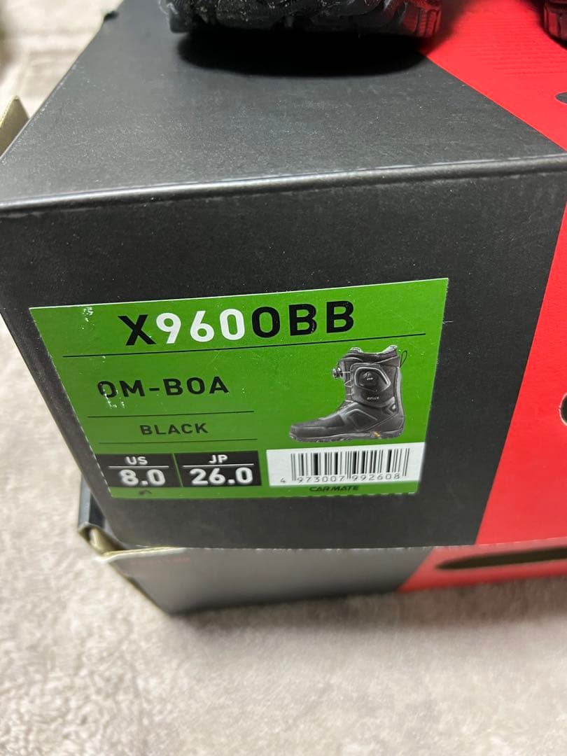 ⭐️美品　FLUX OM-BOA ブラック　サイズ26.0