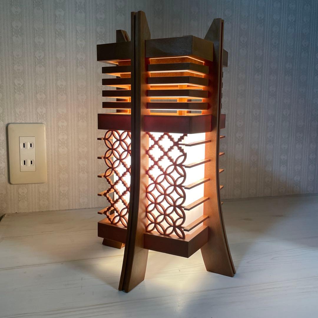 【美品】昭和レトロ 日立製作所 白熱灯スタンド 日本のあかり 行燈 希少