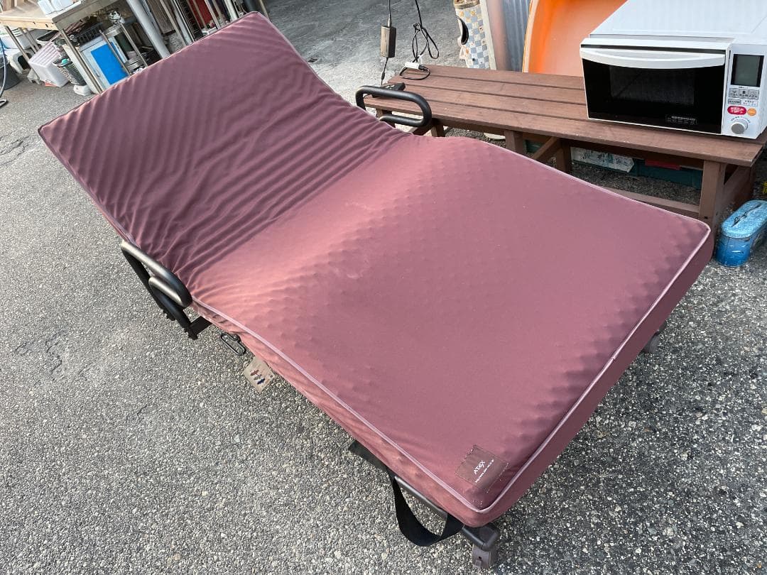 ★直接お渡し価格★ 電動 折り畳み リクライニング ベッド ATEX マットレス