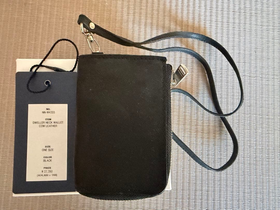 小物 nonnative NECK WALLET COW LEATHER