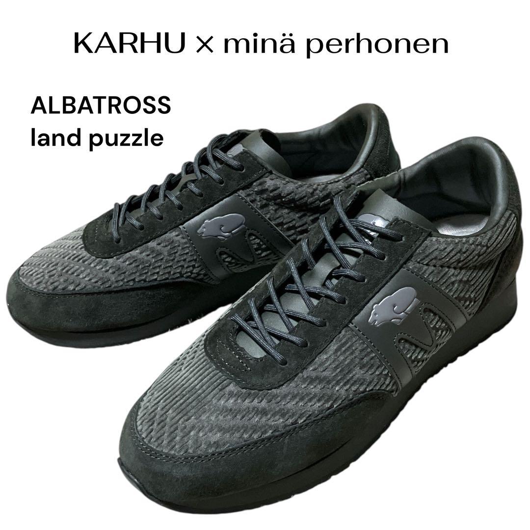 極美品 ミナペルホネン×カルフ コラボスニーカー ランドパズル　アルバトロス