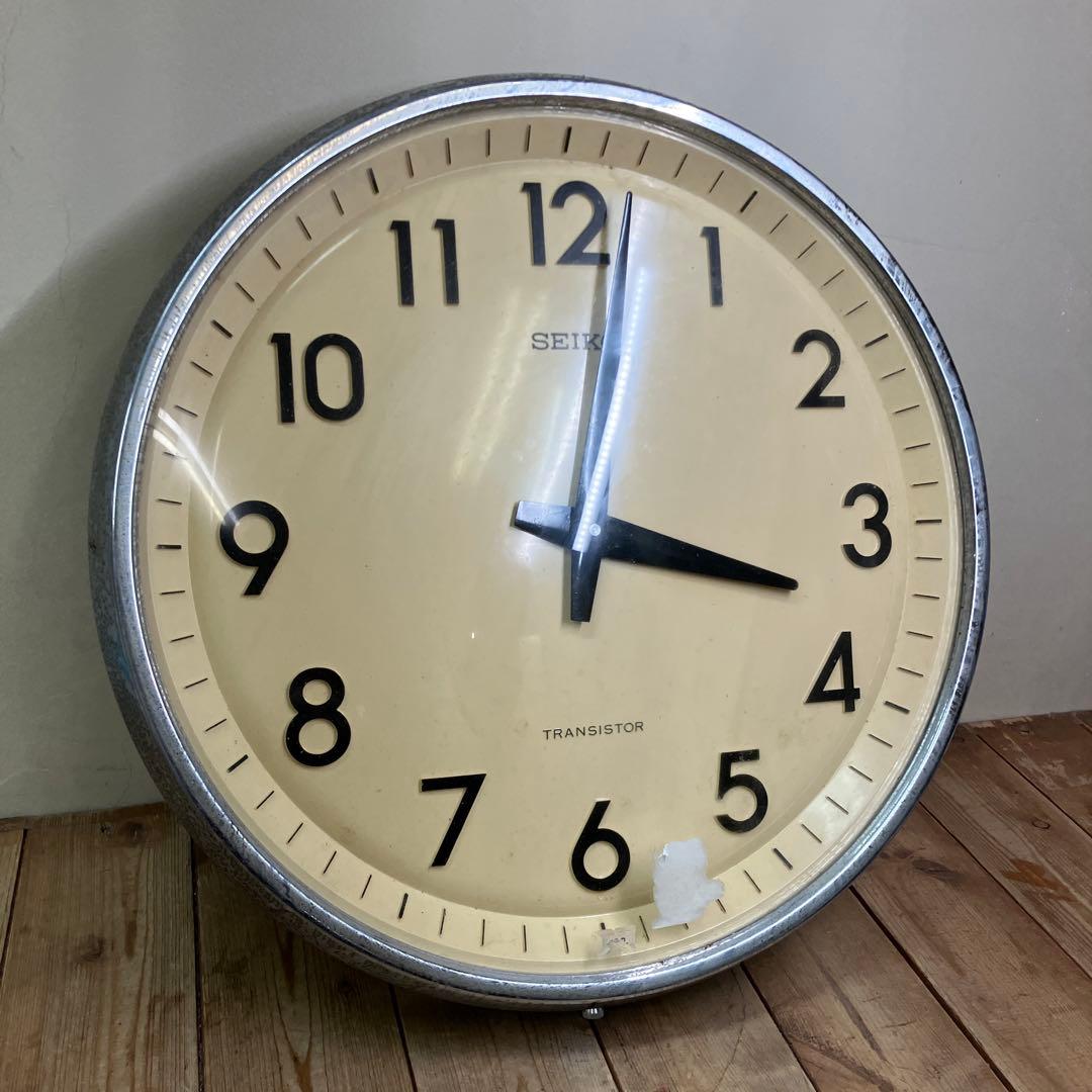 E-3 ジャンク セイコー 掛け時計 掛時計 ウォールクロック トランジスタ
