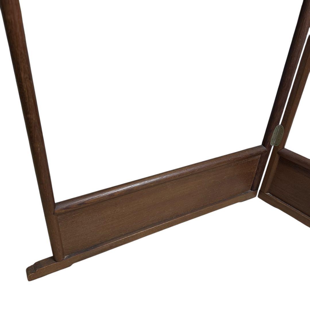 稀少 古道具 当時物 無垢材 木製 衣紋掛け 衣桁 着物掛け 和服 昭和