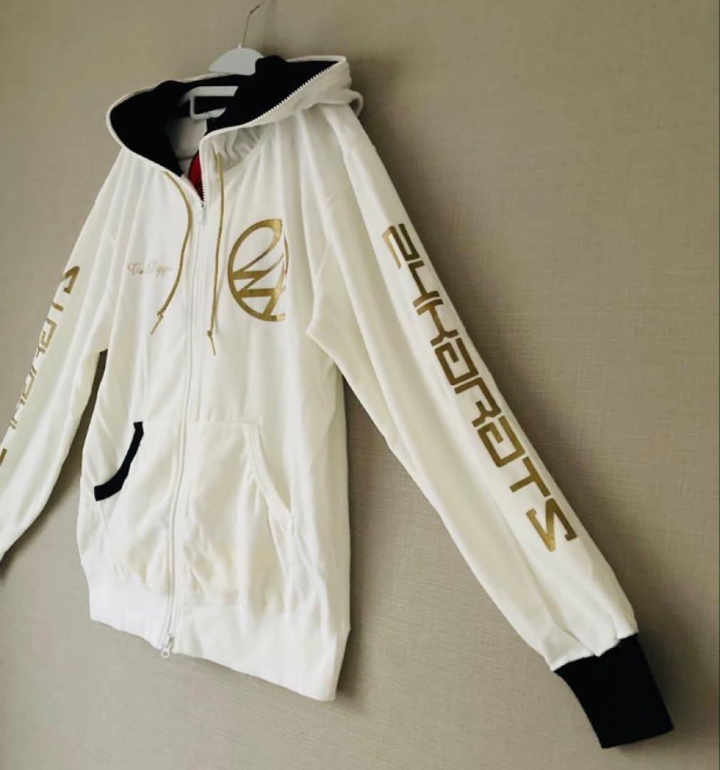 【24KARATS】2007年初期 ベロア素材セットアップ　ホワイトLサイズ