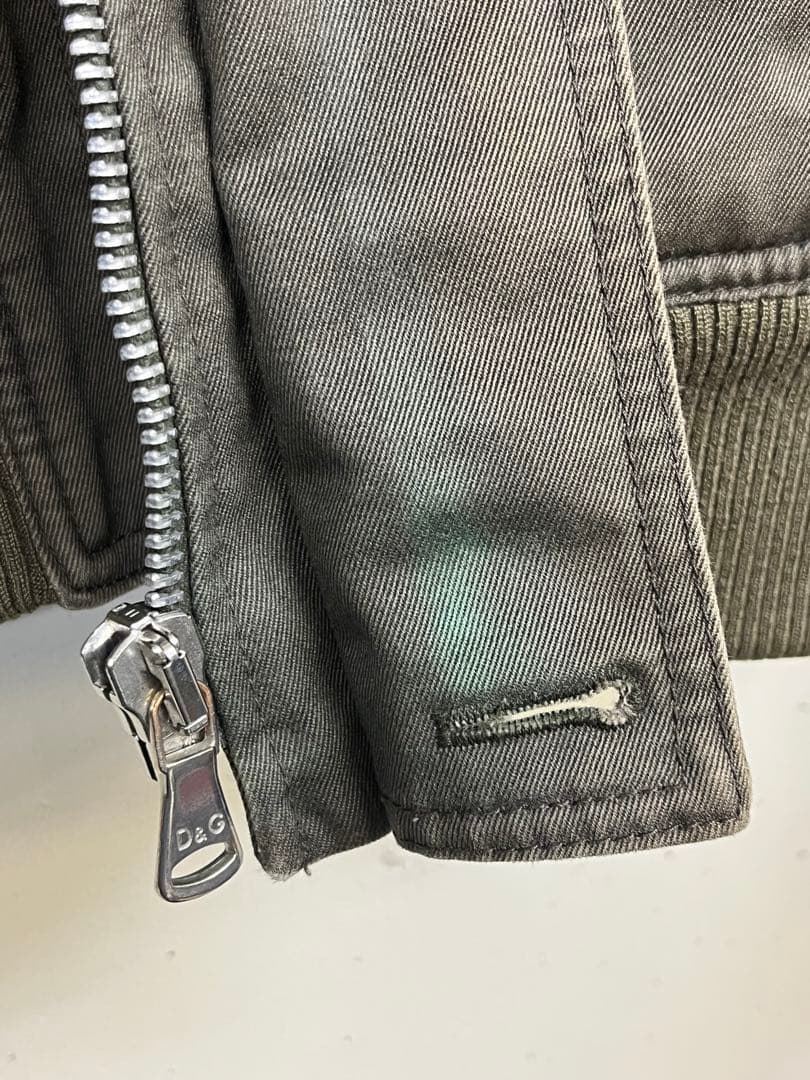 DOLCE & GABBANA 襟ボア ジャケット D&G 48 イタリー製