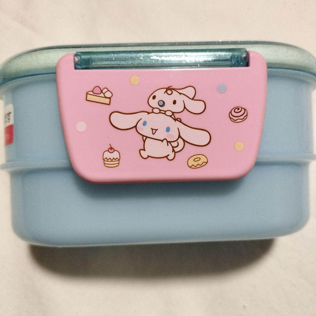 シナモンロール　水色　二段式お弁当箱　サンリオ　昭和平成レトロ　レア　希少