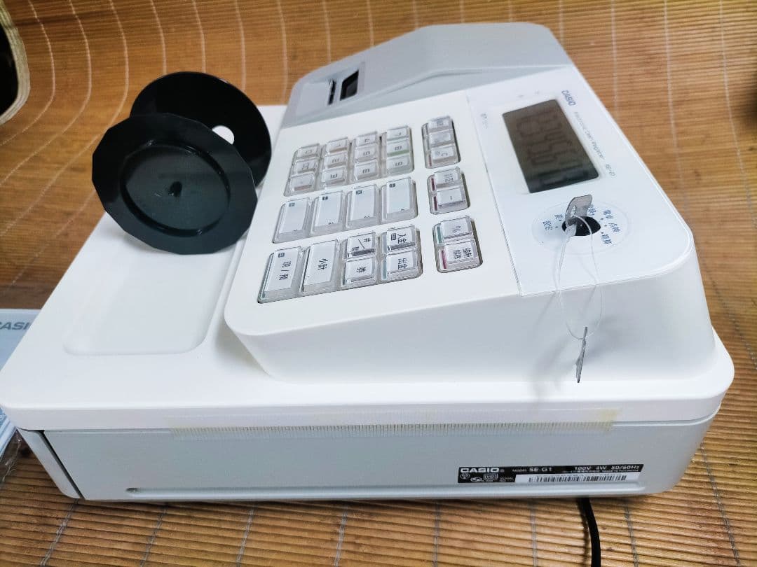 カシオレジスター　SE-G1　中古品　人気機種感熱紙　送料無料　360078