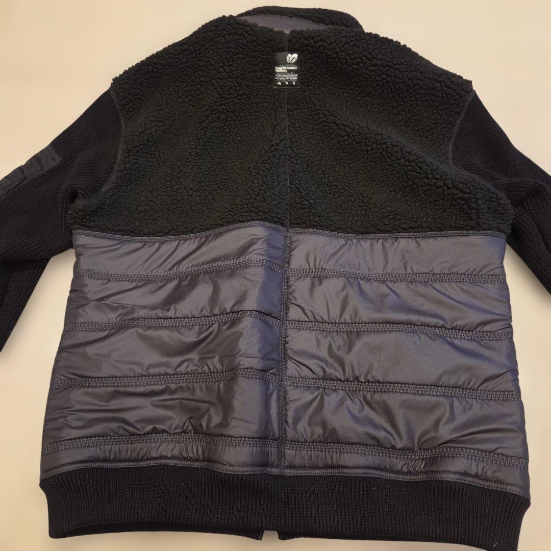 MASTER BUNNY EDITION 袖ニット切替し ボアフリース 中綿