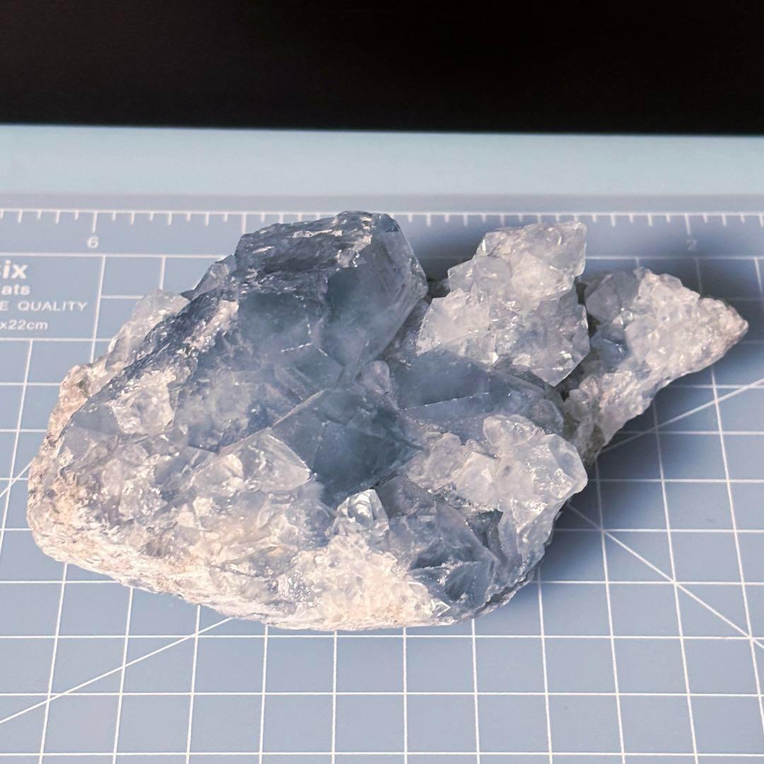 514g　セレスタイト クラスター　高品質　天然石　原石　天青石　パワーストーン