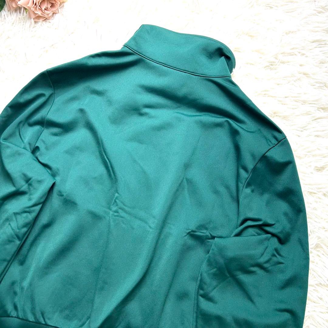 2XL新品同様 アディダス ファイアーバード ハイネック トラックジャケット 緑