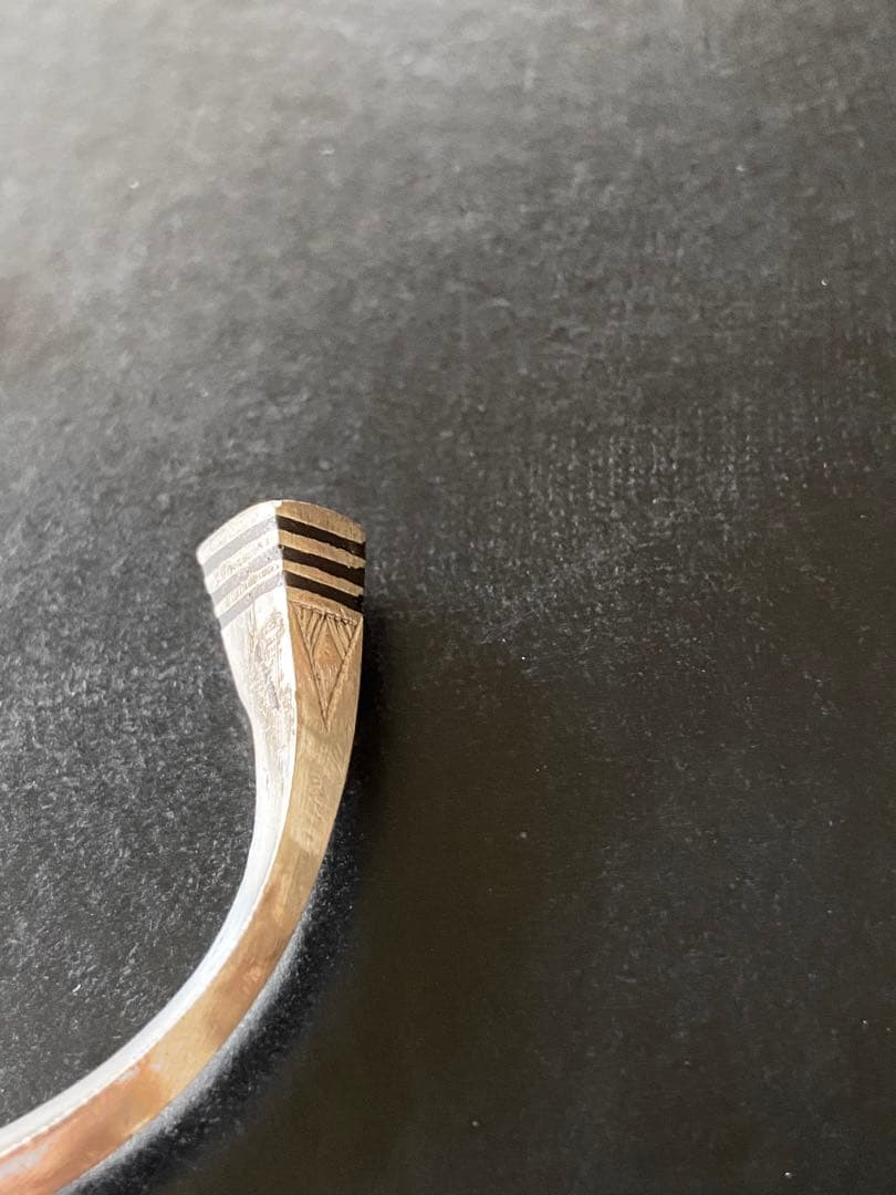 新品未使用 トゥアレグ族　エボニーバングル　トゥアレグバングル　2