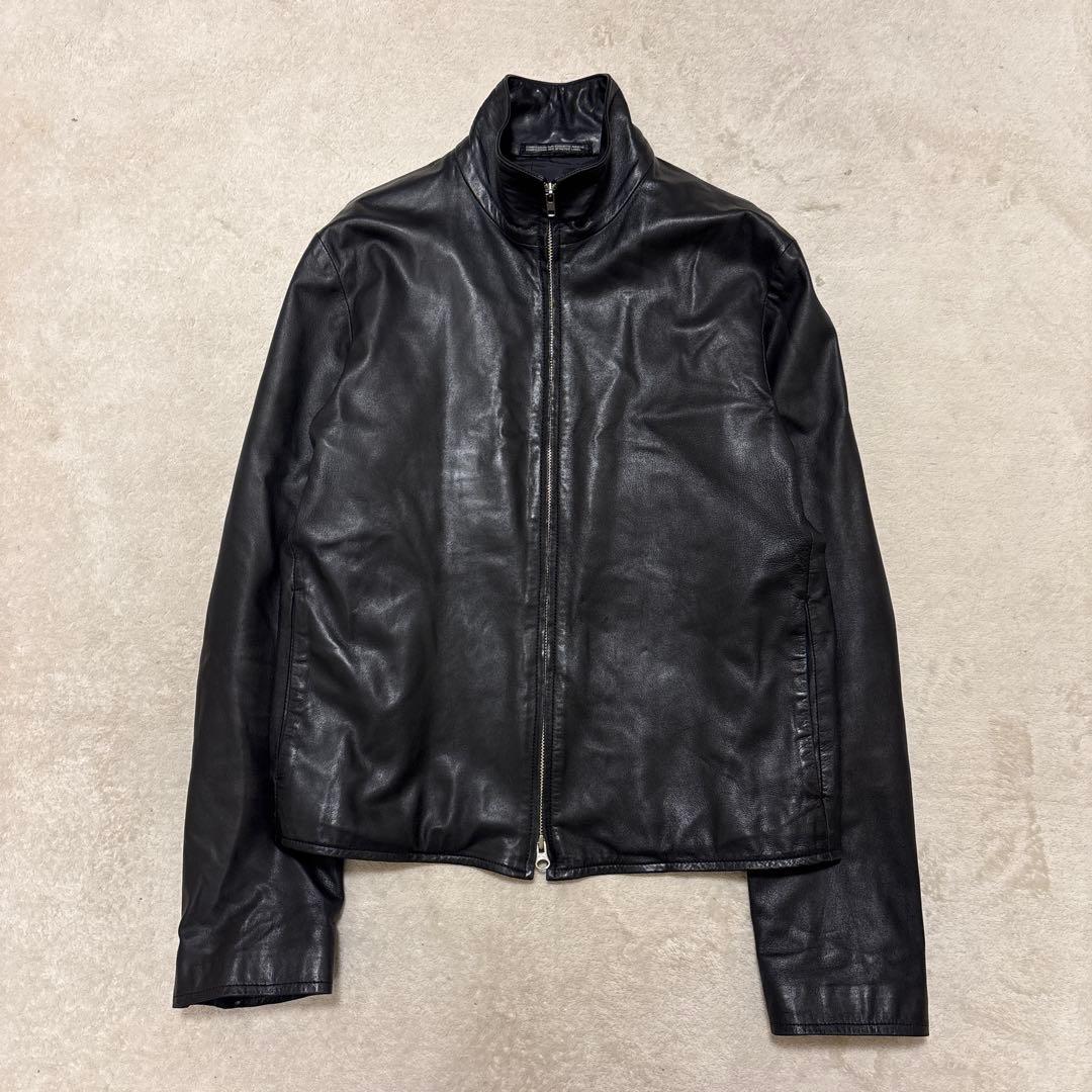 ジャケット・アウター 00s yohji yamamoto lamb lether jacket