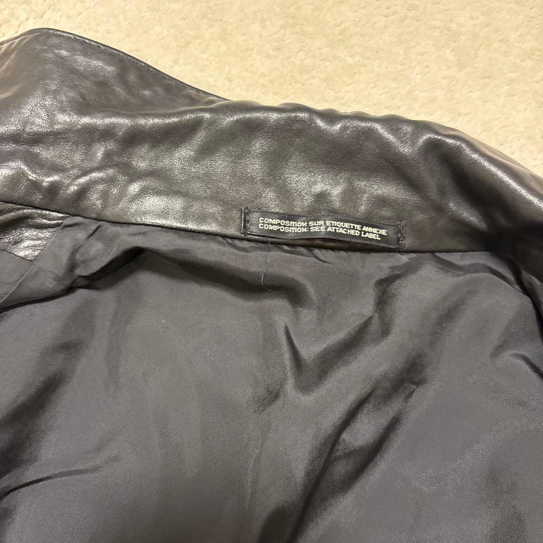 ジャケット・アウター 00s yohji yamamoto lamb lether jacket
