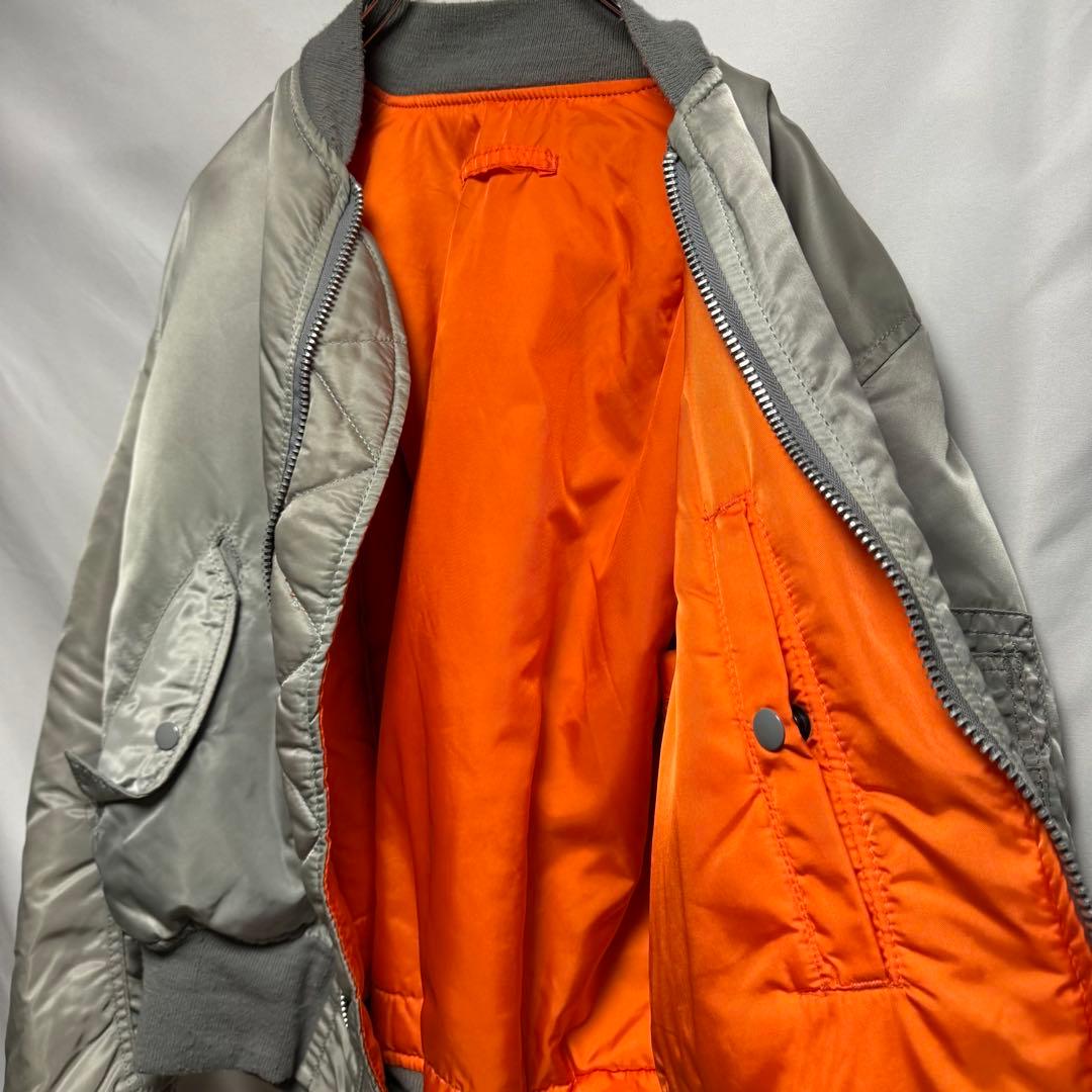 alpha made in USA MA-1 silver シルバー　20