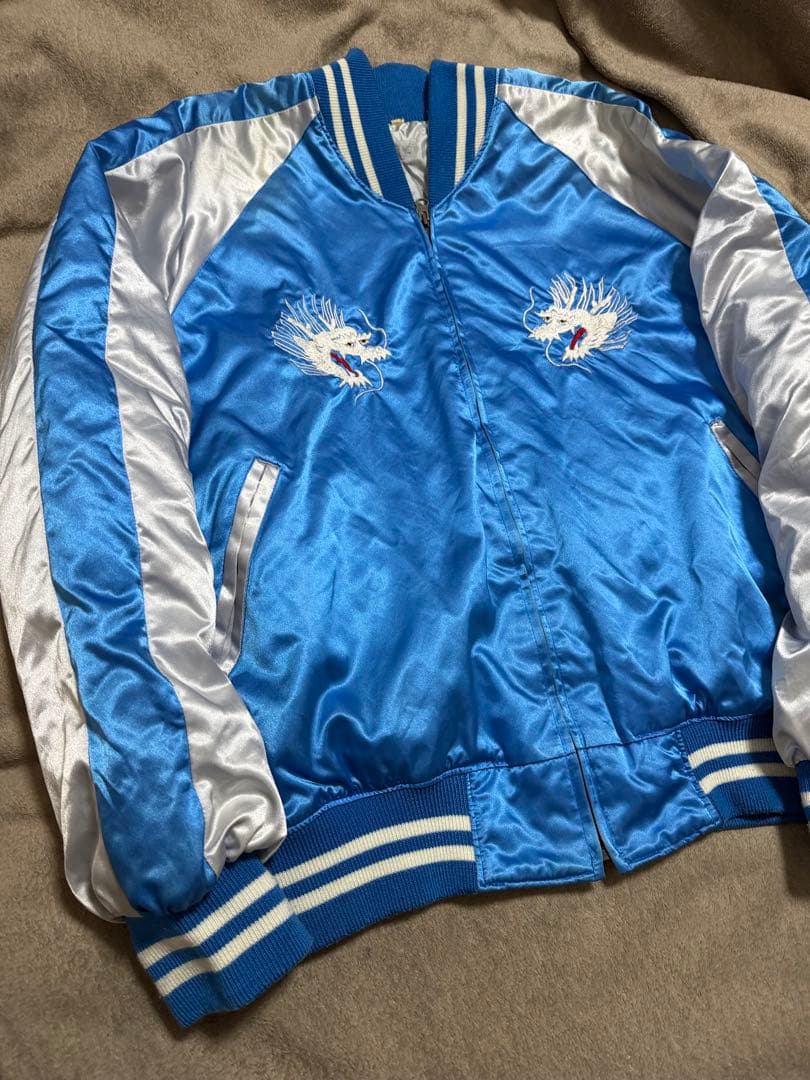 vintage 90s プリンス商会 横須賀 龍 日本限定版 スカジャン