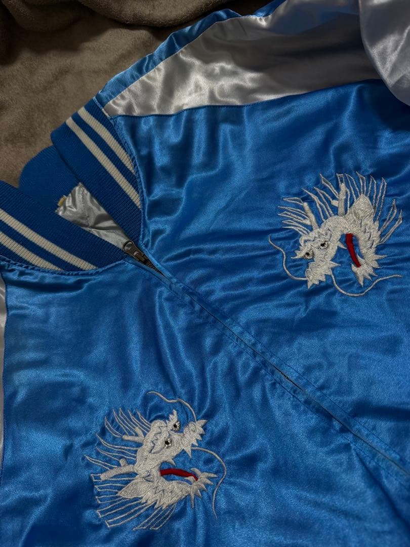 vintage 90s プリンス商会 横須賀 龍 日本限定版 スカジャン