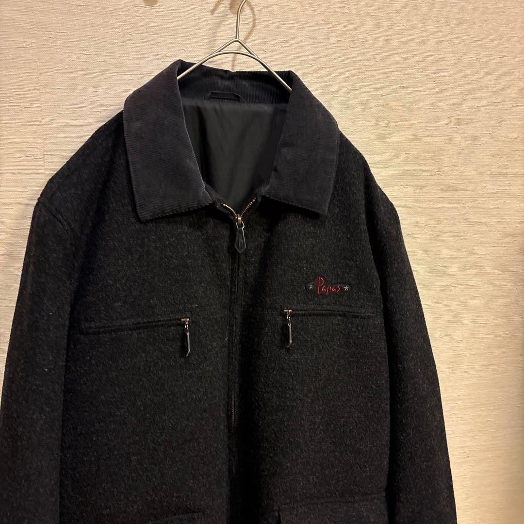 Papas ウールジャケット コート　アウター　M 日本製
