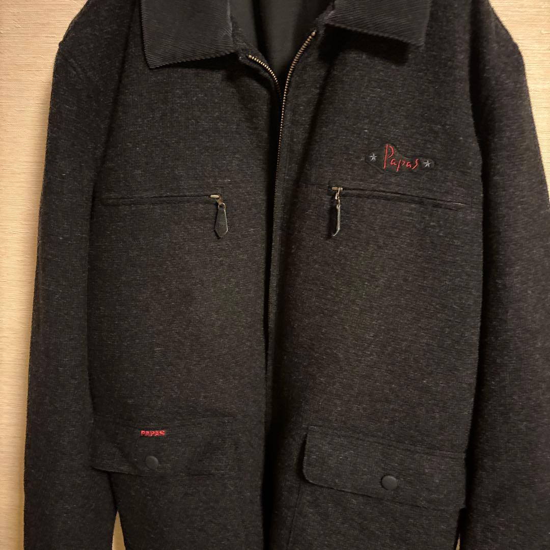 Papas ウールジャケット コート　アウター　M 日本製