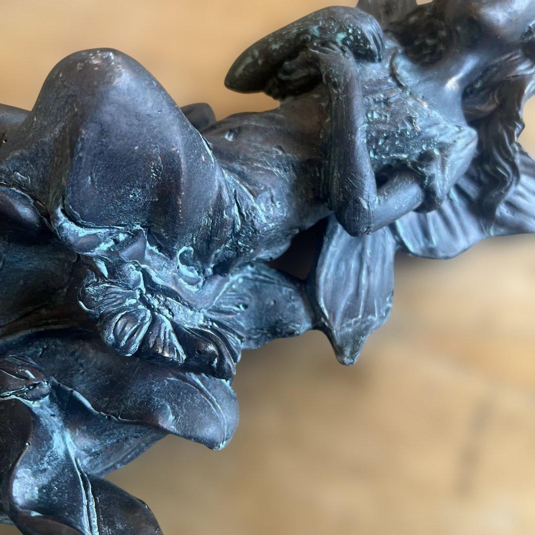 英国 Garden樹脂製 妖精の夢像ガーデンオーナメント