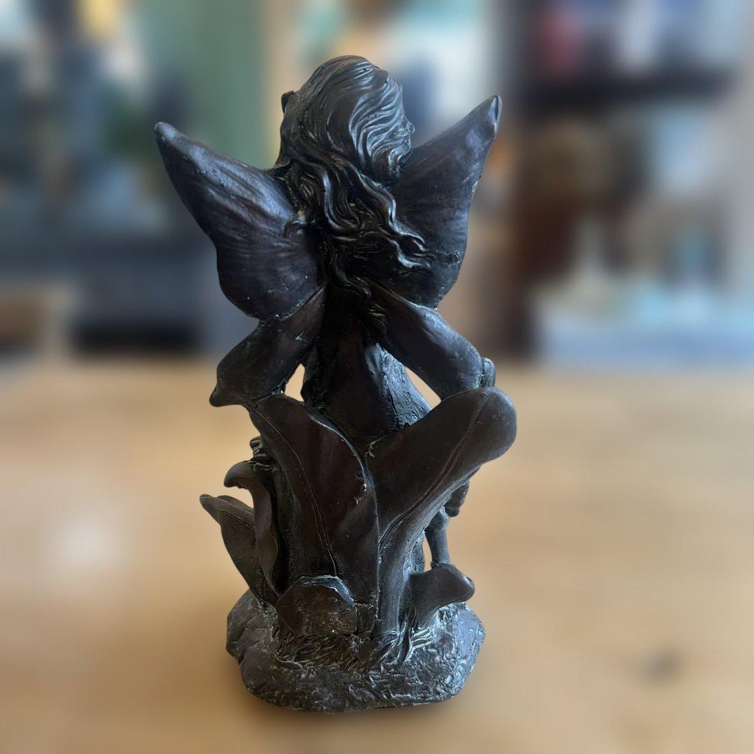 英国 Garden樹脂製 妖精の夢像ガーデンオーナメント