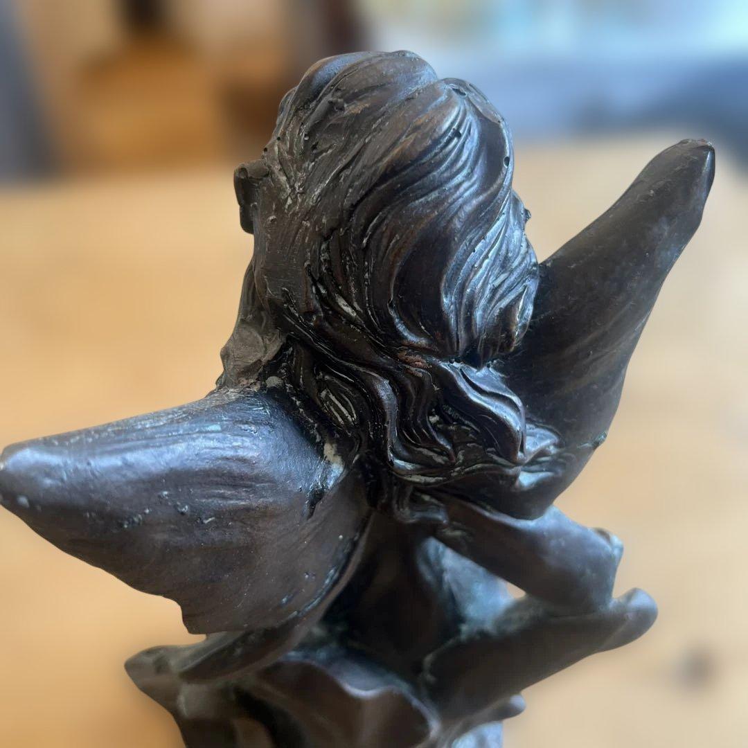 英国 Garden樹脂製 妖精の夢像ガーデンオーナメント