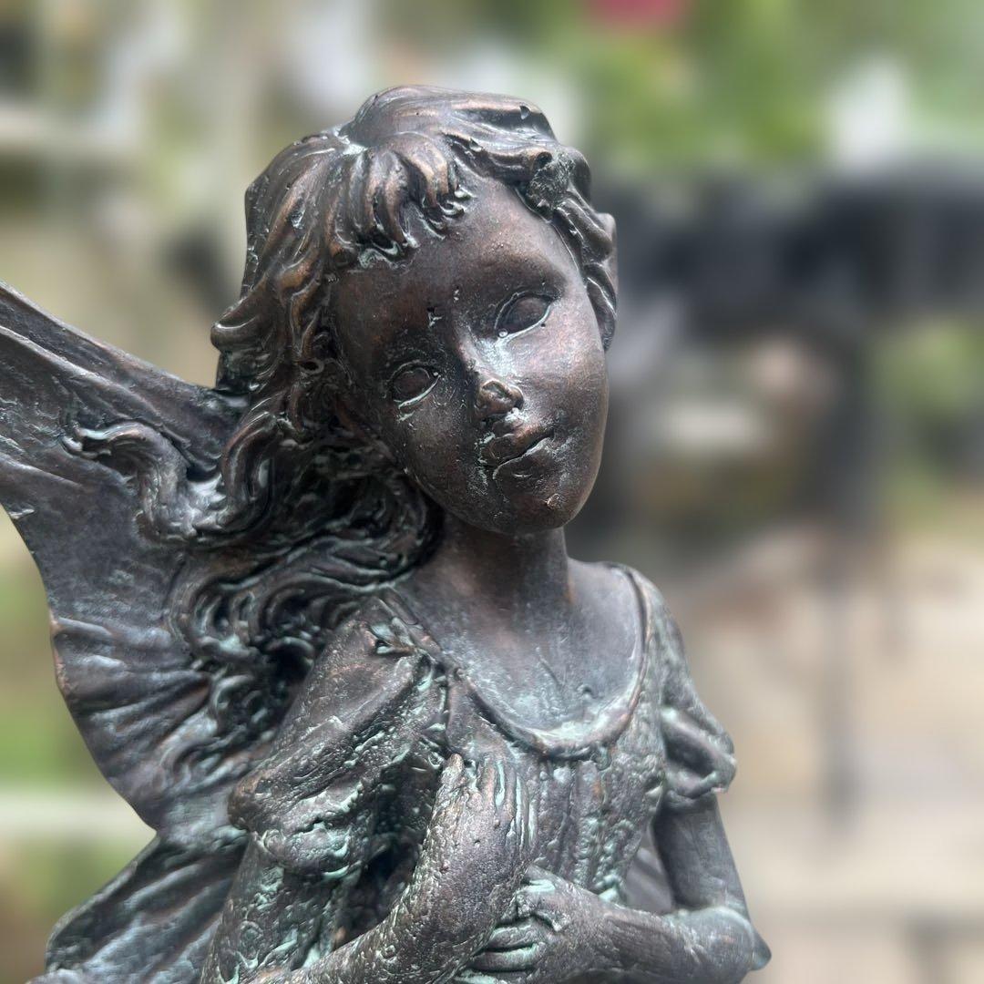 英国 Garden樹脂製 妖精の夢像ガーデンオーナメント