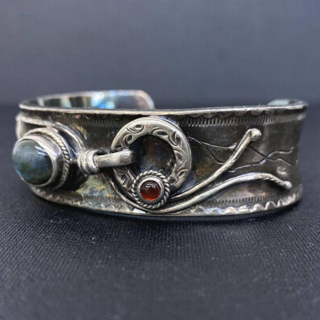 一点物 あるじゃん シルバー925 フェザー イーグル リング バングル