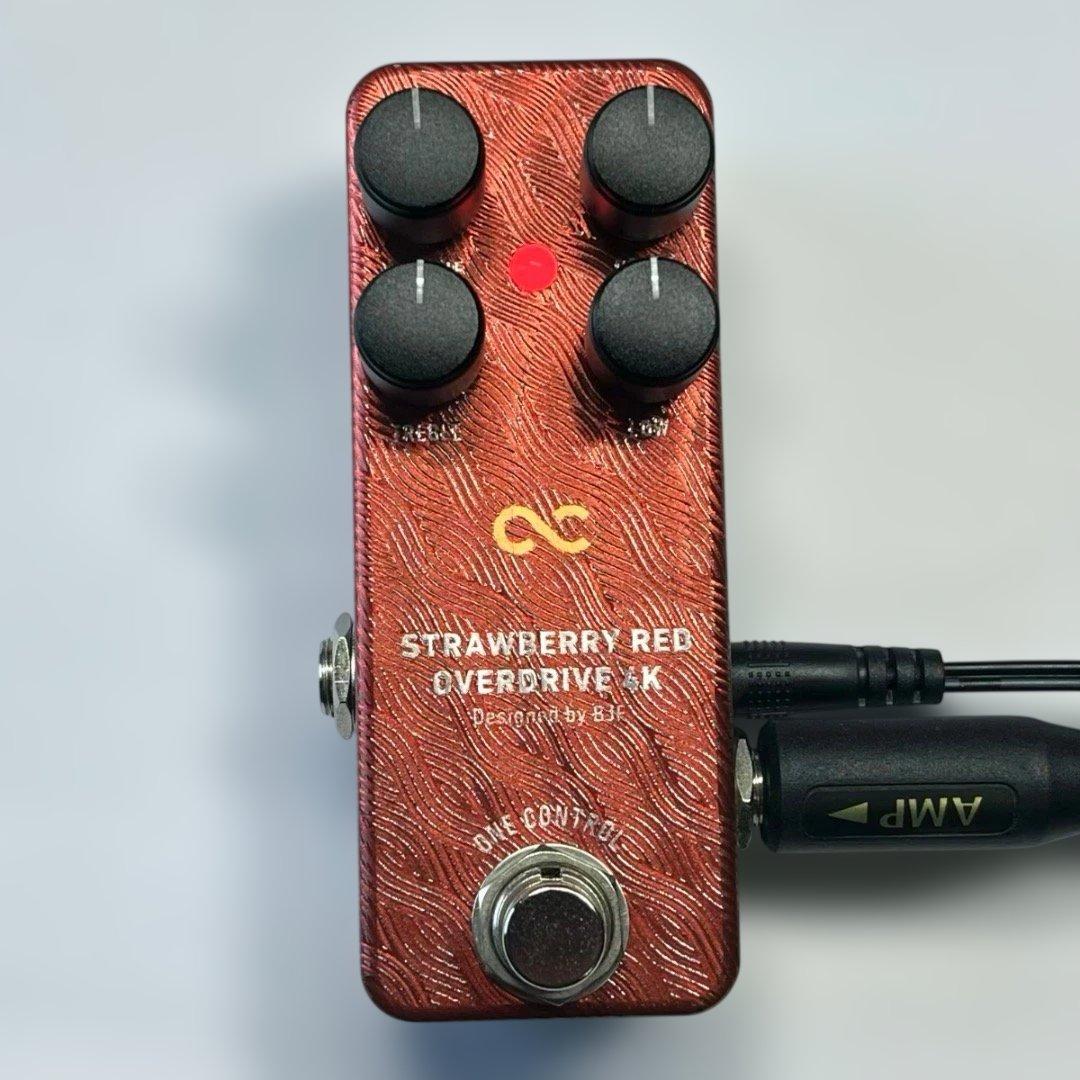 ギター ONE CONTROL Strawberry Red Overdrive 4K