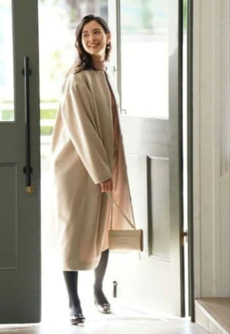 週間お値下げ【クリーニング済】ヴィリーナVIRINA メルロングコート