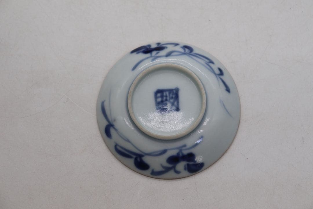 中国　明時代　清時代　小皿　小杯　レンゲ3点まとめ　アンティーク　送料込み901