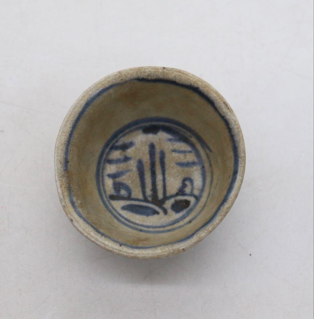 中国　明時代　清時代　小皿　小杯　レンゲ3点まとめ　アンティーク　送料込み901