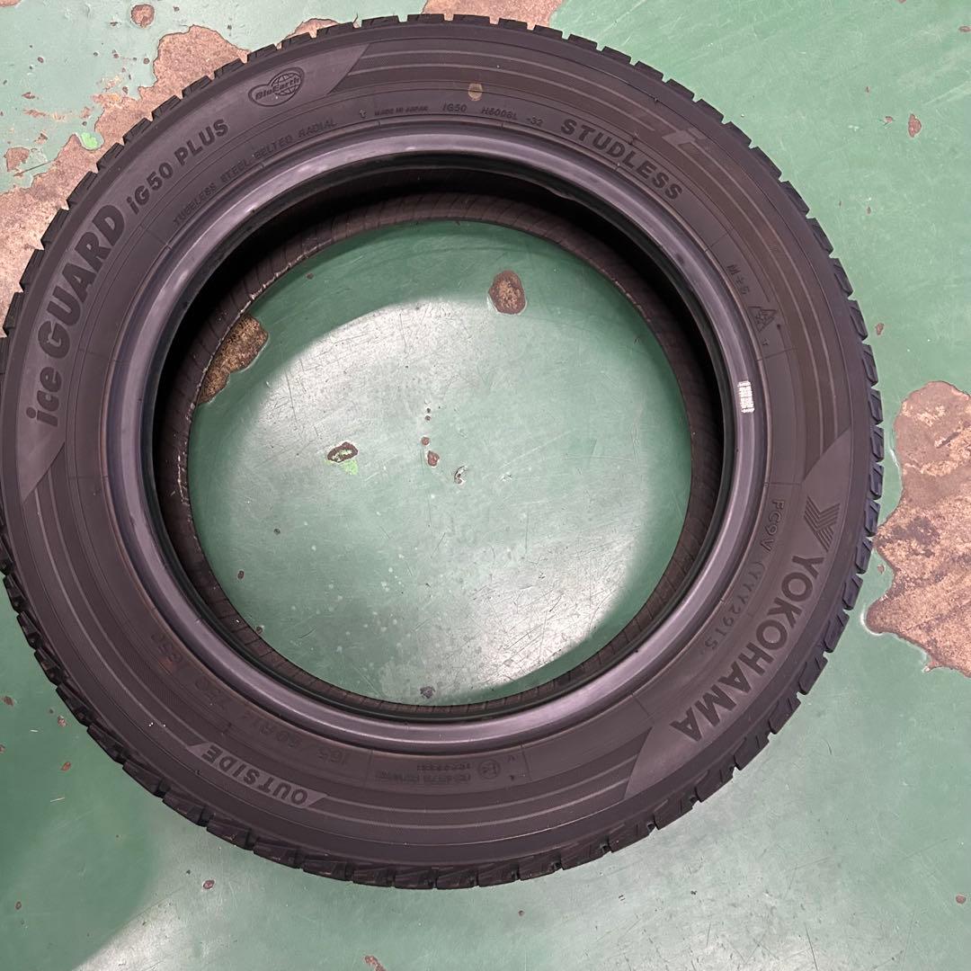中古スタッドレス165/60R14ヨコハマアイスガード4本セット　エブリィなど