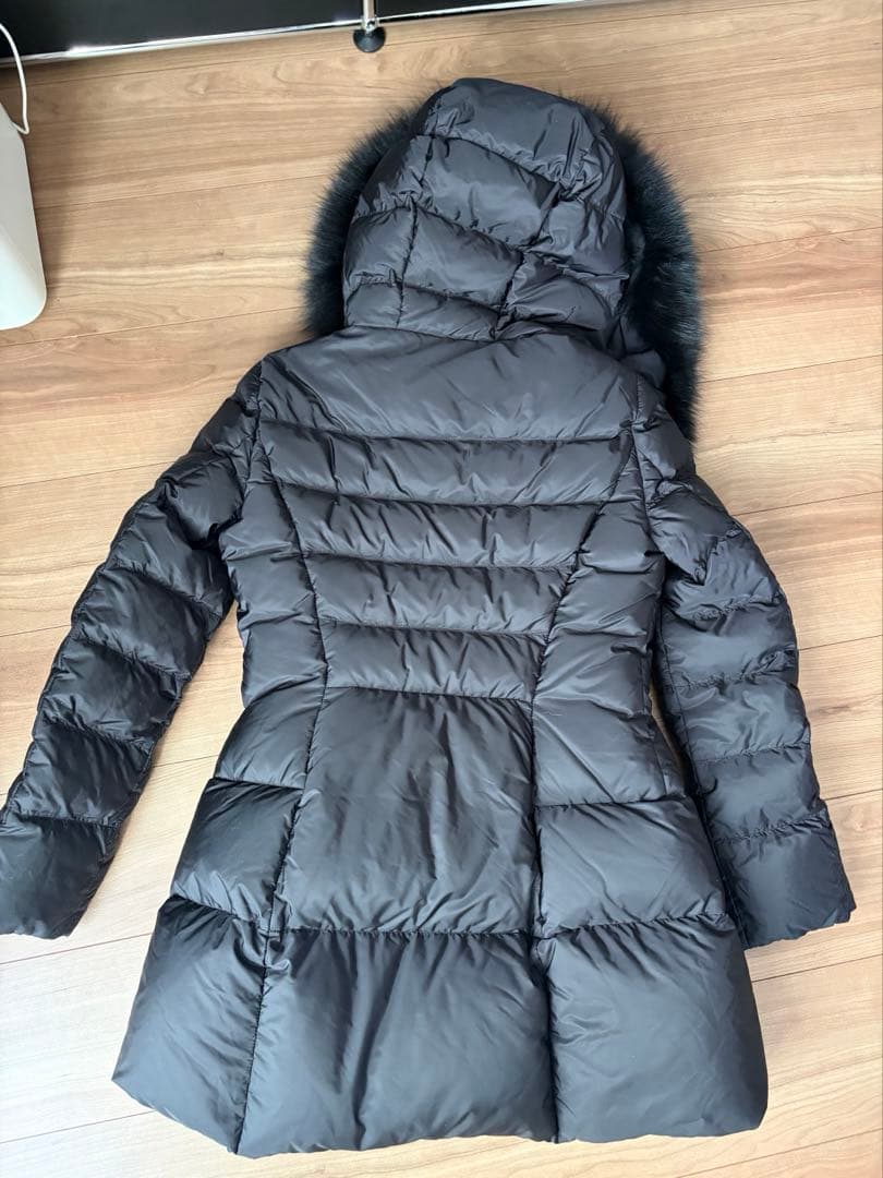 美品 プラダ ダウン コート ジャケット prada 40 黒