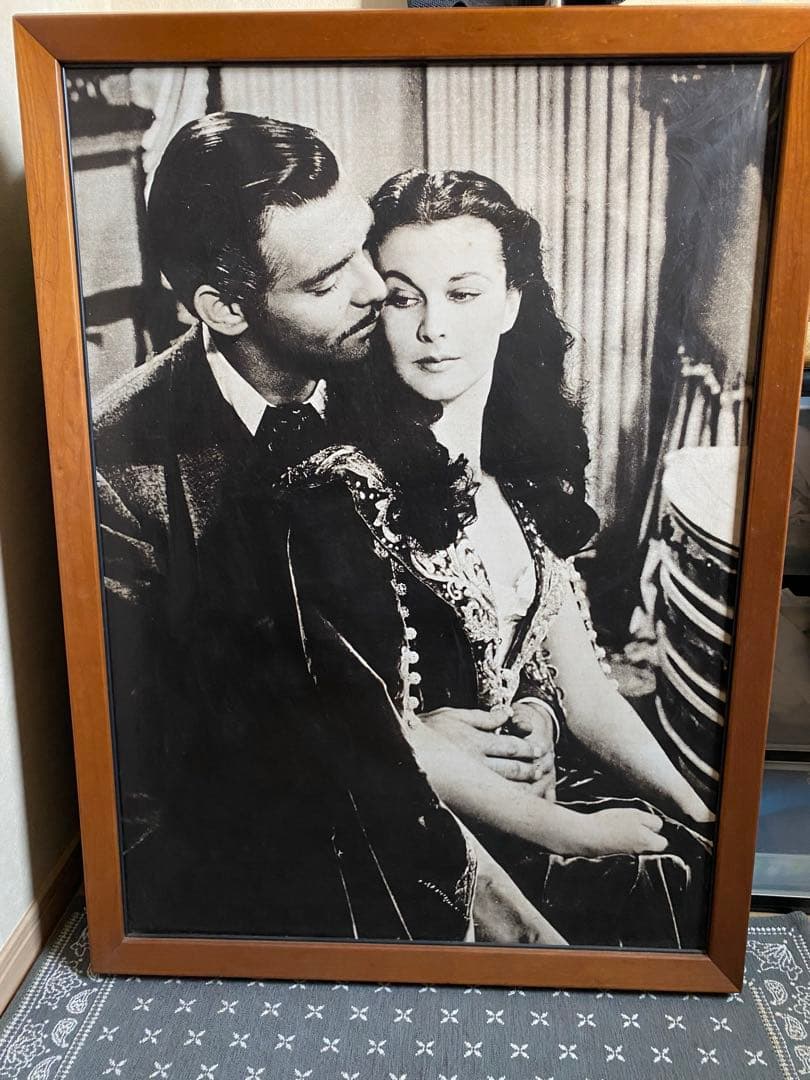 映画『風と共に去りぬ』陶板焼成アート 大型額装 ヴィンテージ