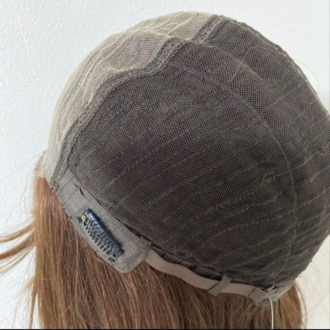 J*1様 【専門店でお譲り頂きました】フルウィッグ人毛100%ロングストレート