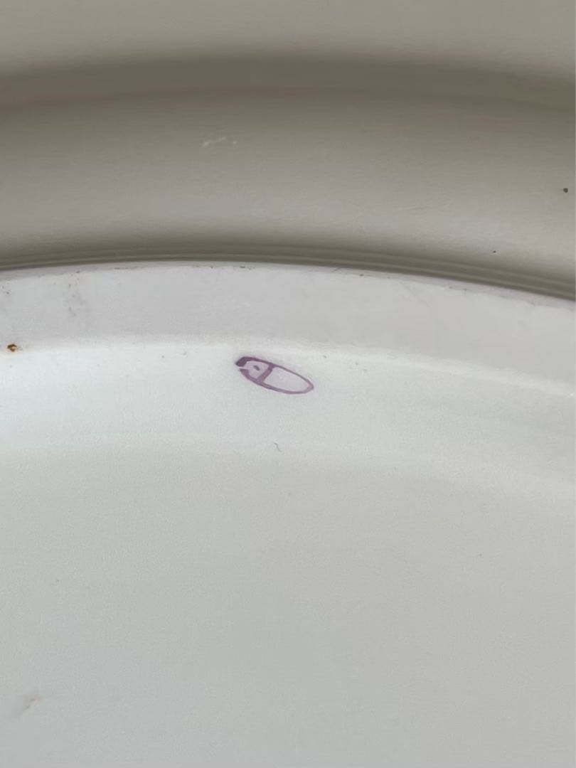 KPMベルリン(ベルリン王立磁器製陶所) フラワーブーケ/上金彩皿