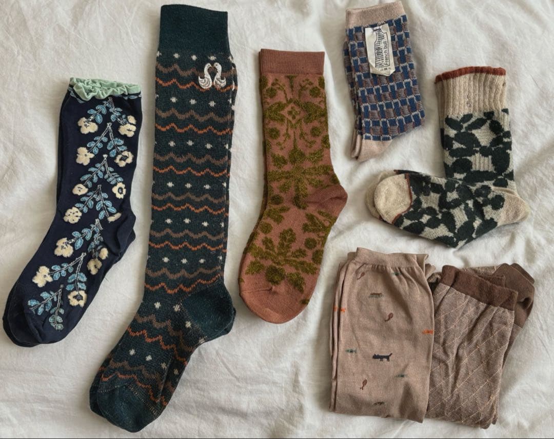 ミナペルホネン　sally scott 他　ソックス7点