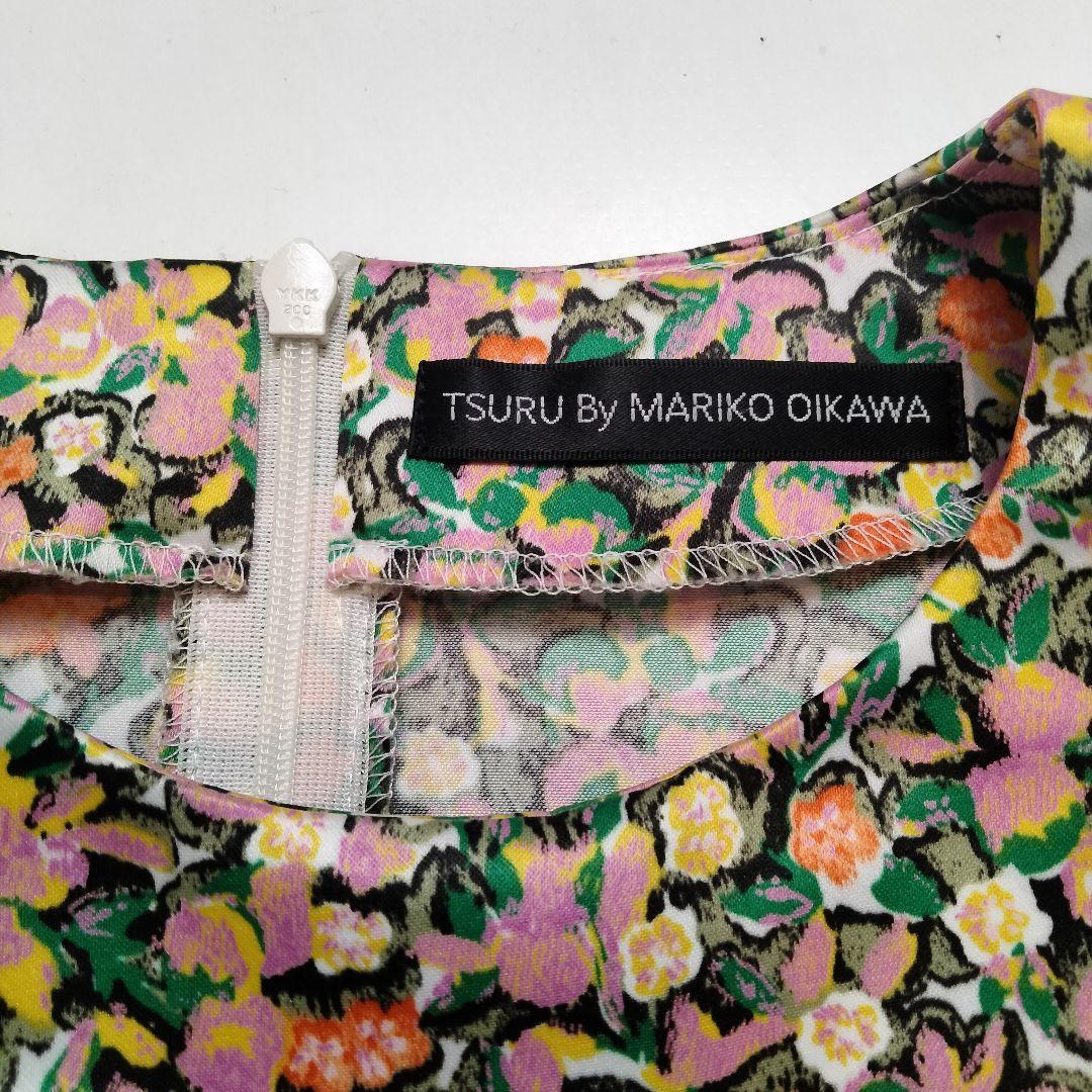 TSURU by MARIKO OIKAWA フラワー柄 チュニック ブラウス